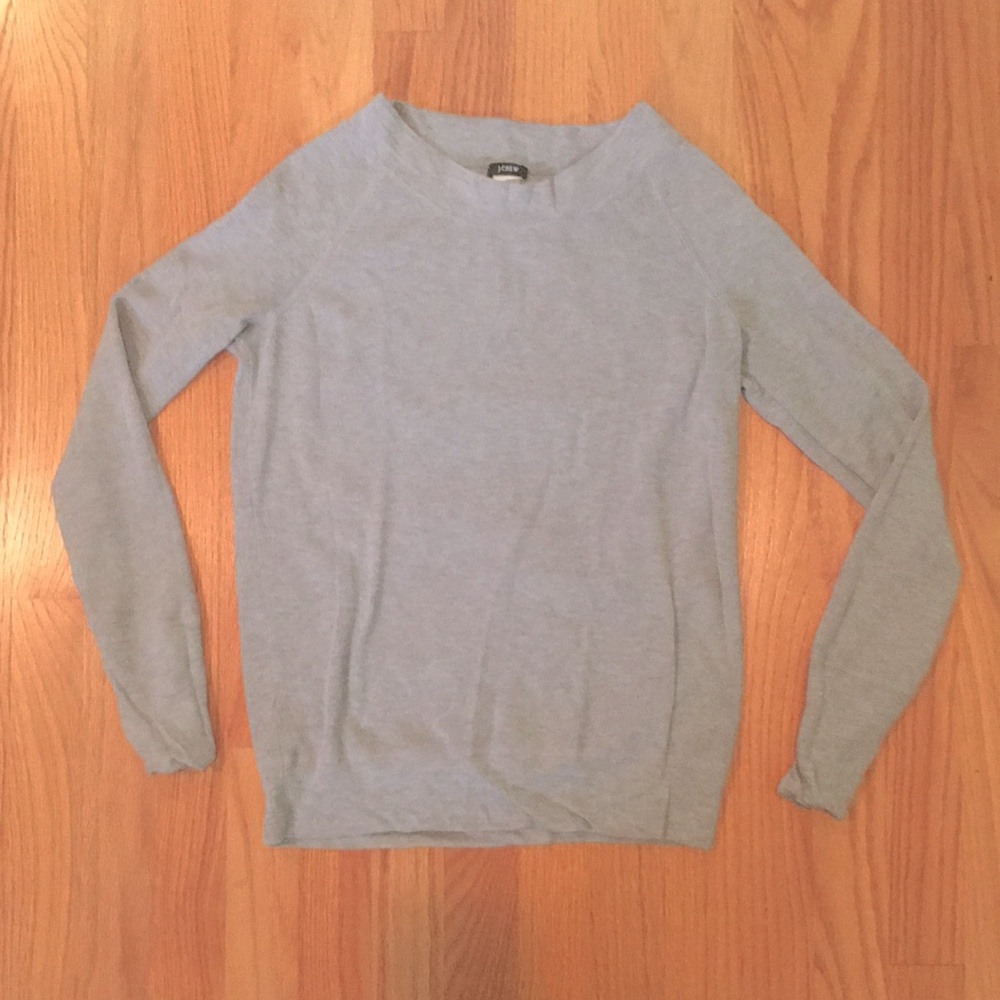 J.Crew dove grey sweater in great condition.